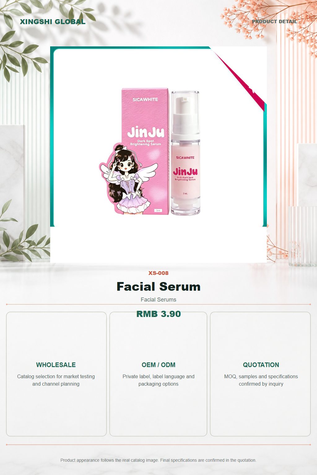 Facial Serum detail