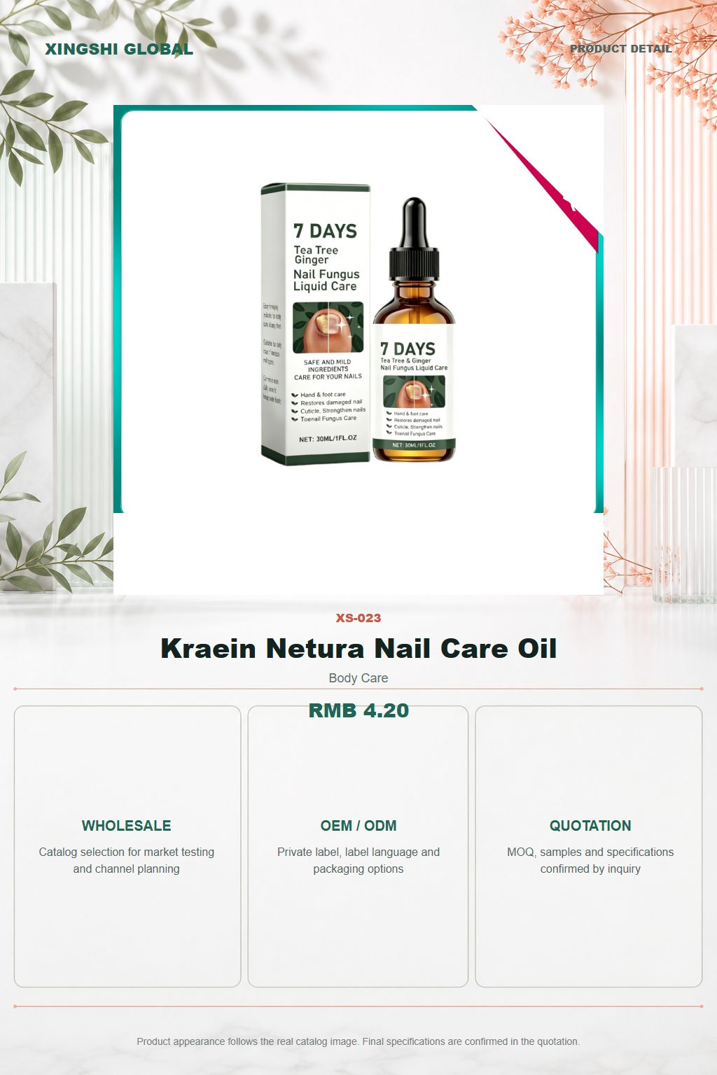 Kraein Netura Nail Care Oil detail